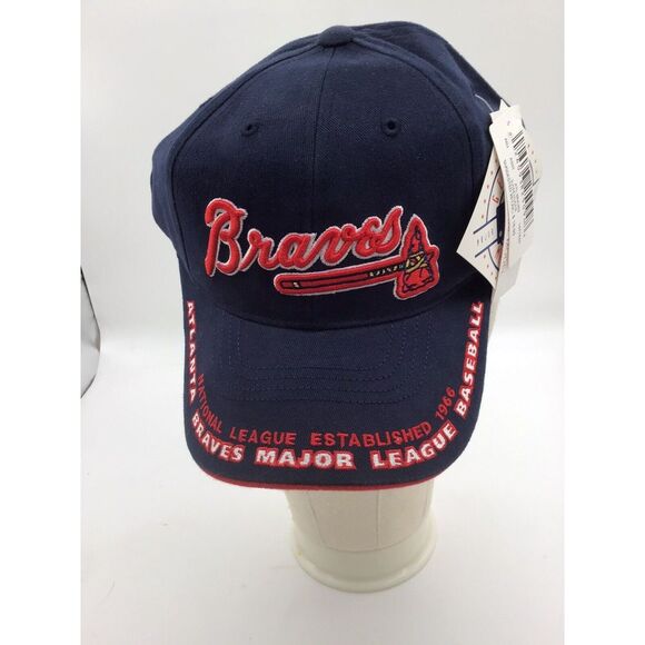 Other - VINTAGE ATLANTA BRAVES OG LOGO MLB ANNCO STRAPBACK CAP